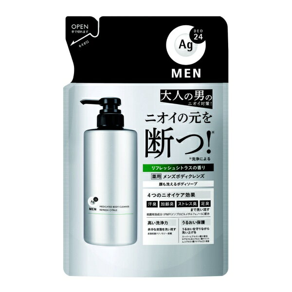 ファイントゥデイ｜Fine Today [医薬部外品]エージーデオ24メン 薬用メンズボディクレンズ つめかえ用4..