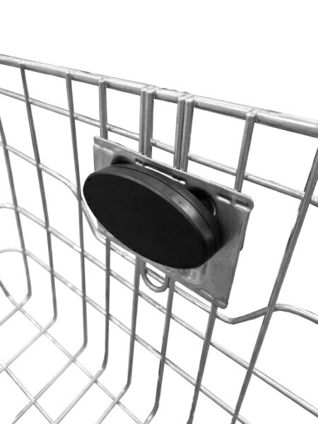 イーコスモ｜ECOSMO 前カゴブラケット取付式タグホルダー for Loshall Tag ローシャルタグ（AirTag対応..