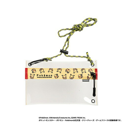 HAMEE｜ハミィ ポケットモンスター/ポケモン DIVAID クリアサコッシュ ピカチュウ 681-971833