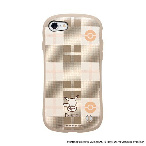 HAMEE｜ハミィ ポケットモンスター/ポケモン iFace First Classケース iFace チェック/ベージュ 41-984086