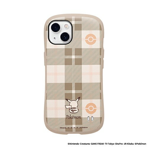HAMEE｜ハミィ ポケットモンスター/ポケモン iFace First Classケース iFace チェック/ベージュ 41-984116