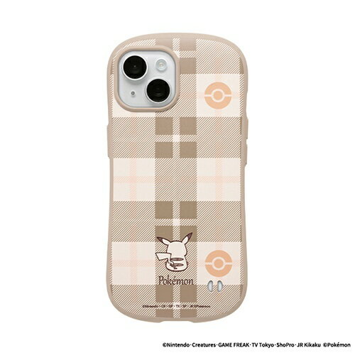 HAMEE｜ハミィ ポケットモンスター/ポケモン iFace First Classケース iFace チェック/ベージュ 41-984178