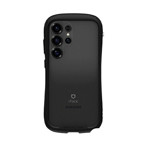 HAMEE｜ハミィ [Galaxy S25 Ultra専用]iFace Reflection強化ガラスクリアケース iFace ブラック 41-987315