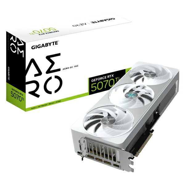 GIGABYTE GeForce RTX 5070 Ti AERO OC 16Gの商品画像
