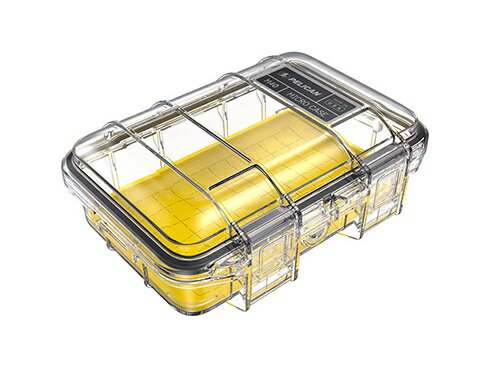 Camera Cases - Pelican｜ペリカン PELICAN ペリカン M40 マイクロケース 17.3 x 12.7 x 6.6cm ハードケース 正規品 保証付き マイクロケース イエロー/クリア M400-0270-100