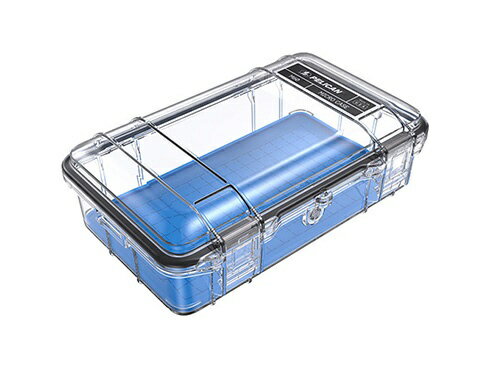 Pelican｜ペリカン PELICAN ペリカン M60 マイクロケース 23.6 x 15.2 x 8.1cm ハードケース 正規品 保証付き マイクロケース ブルー/クリア M600-0260-100