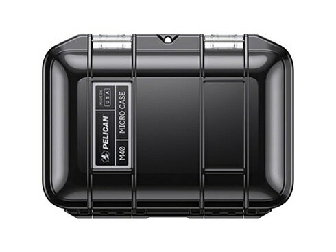 Pelican｜ペリカン PELICAN ペリカン M40 マイクロケース 17.3 x 12.7 x 6.6cm ハードケース 正規品 保証付き マイクロケース ブラック M400-0250-110