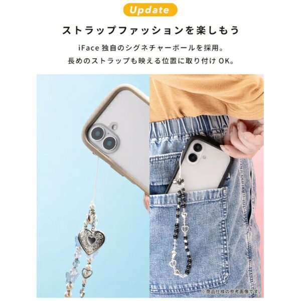 HAMEE｜ハミィ [iPhone 17e/16e専用]iFace Reflection強化ガラスクリアケース グレ...