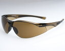 ERICA OPTICAL|エリカ オプチカル 【保護メガネ】アイケアグラス スポーティータイプ(ラウンドシェイプ)EC-03 C-9 Mダークブラウン