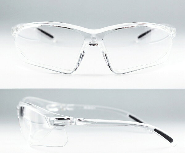 楽天ビック(ビックカメラ×楽天)のERICA OPTICAL｜エリカ オプチカル 【保護メガネ】アイケアグラス（ソフトパッド付き）EC-01P C-1 クリアー｜アングル2