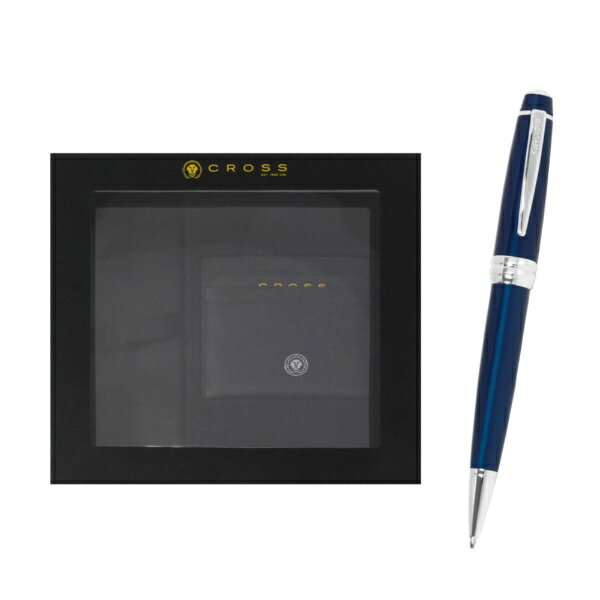 Cross - クロス｜CROSS ボールペン カードケース(ブラック) 付ギフトBOXセット ベイリー ブルー NAT0452-12/CBK