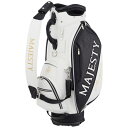 マジェスティ|MAJESTY マジェスティロイヤルキャディバッグ Men’s MAJESTY Royale Tour Caddy Bag ホワイト×ブラック C...