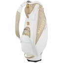 マジェスティ|MAJESTY マジェスティロイヤルキャディバッグ Ladies’ MAJESTY Royale SLIM Caddy Bag ホワイト×ゴールド...