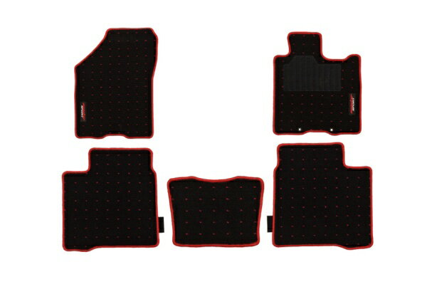 monsterSPORT｜モンスタースポーツ フロアマット スズキ フロンクス [WDB3S/WEB3S] ブラック×レッド 894550-7900M