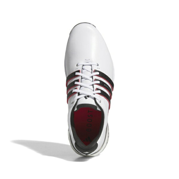 アディダス｜adidas メンズ ゴルフシューズ ツアー360 25 スパイクレス Fホワイト×コアブラック×ルシッドレッド NKB87 [メンズ /27.5cm /幅:3E]