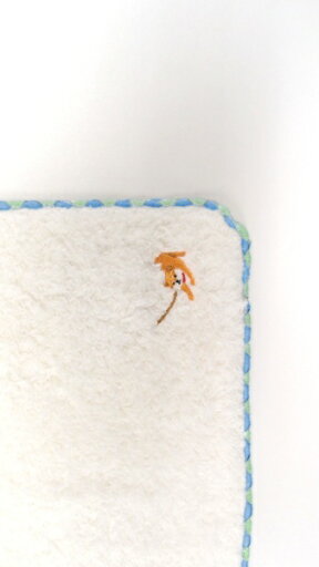 フレンズヒル|Friendshill ワンポイント刺繍タオル イヤイヤシバタサン ナチュラル 894266 フレンズヒル|Friendshill ワンポイント刺繍タオル イヤイヤシバタサン ナチュラル 894266