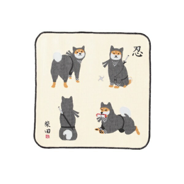 フレンズヒル｜Friendshill ガーゼタオル　ニンニンシバタ ベージュ 894327