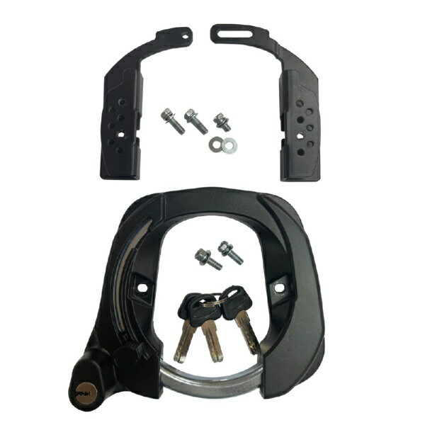 ゴリン｜GORIN 電動アシスト自転車専用リング錠ブラケット付 ブラック GR972eKV(4)