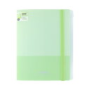 サンスター文具|sun-star 【限定】ゴムバンド付クリアファイル 5P+F mitte(ミッテ) リーフグリーン S2173085