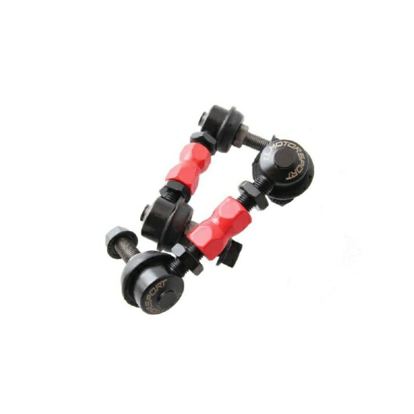 アイエルモータースポーツ｜I.L.Motorsport スタビライザーリンク 全長調整式 左右セット NCEC レッド ..