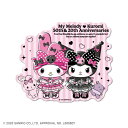ゼネラルステッカー|GENERAL STICKER ダイカットステッカー マイメロディ50th&クロミ20th Anniversaries ピンクブラックパーテ...