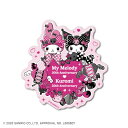 ゼネラルステッカー|GENERAL STICKER ダイカットステッカー マイメロディ50th&クロミ20th Anniversaries ピンクブラックパーテ...