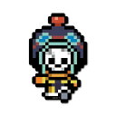 ゼネラルステッカー|GENERAL STICKER ピクセルワンピースステッカー ブルック(エッグヘッドver.) OPX-099