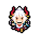 ゼネラルステッカー|GENERAL STICKER ピクセルワンピースステッカー ヤマト OPX-103
