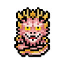 ゼネラルステッカー|GENERAL STICKER ピクセルワンピースステッカー モモの助(大人・獣型) OPX-104
