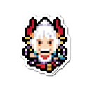 ゼネラルステッカー|GENERAL STICKER ピクセルワンピースステッカー Sサイズ ヤマト OPX-103S