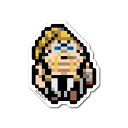 ゼネラルステッカー|GENERAL STICKER ピクセルワンピースステッカー Sサイズ クイーン OPX-112S