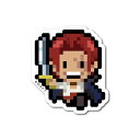ゼネラルステッカー|GENERAL STICKER ピクセルワンピースステッカー Sサイズ シャンクス(エッグヘッドver.) OPX-116S
