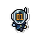 ゼネラルステッカー|GENERAL STICKER ピクセルワンピースステッカー Sサイズ シャカ OPX-120S