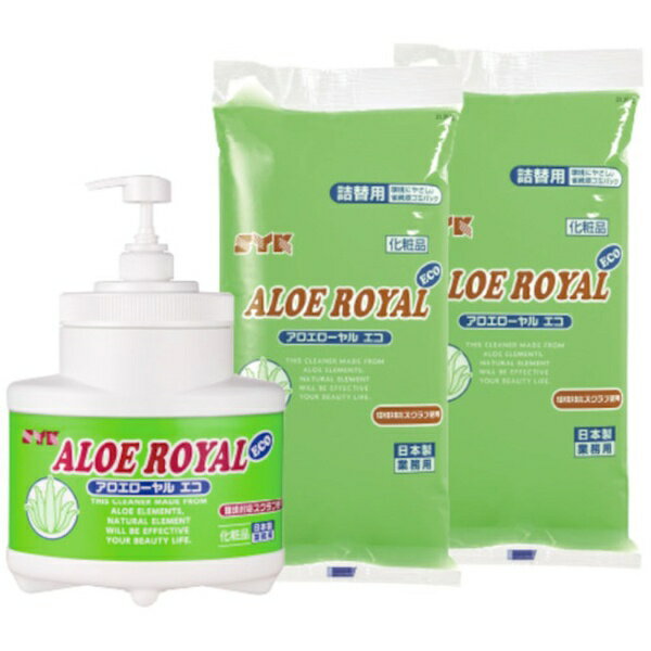 鈴木油脂工業｜SYK SYK ハンドソープ アロエローヤルエコ 3セット 【メーカー直送・代金引換不可・時間指定・返品不可】