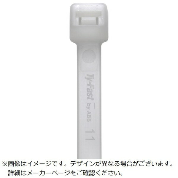 乐天商城 - ABB TY-Fast Ty-Fast（タイファスト）産業用ケーブルタイ（結束バンド）標準グレード（ナチュラル色）（小袋）幅4.8X長さ190mm100本入り