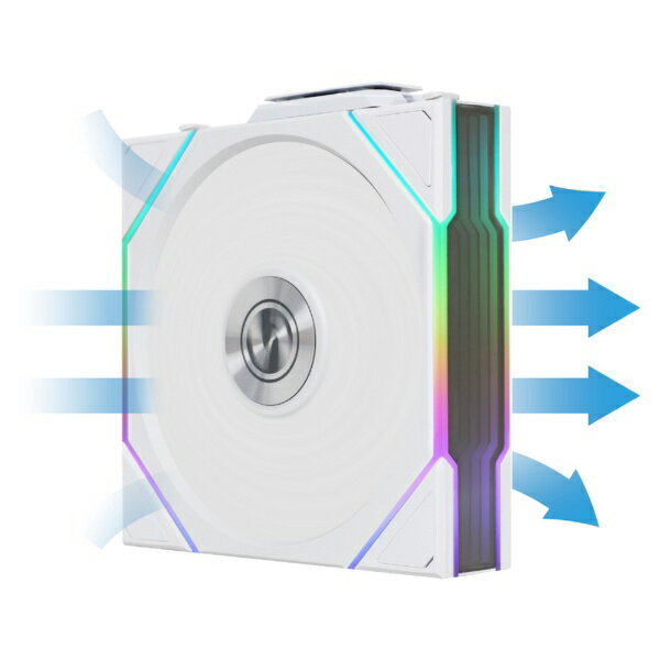 LIANLI｜リアンリ ケースファンx3 [120mm /2600RPM]＋コントローラー UNI FAN TL Wireless 120 WT Triple Pack ホワイト UF-TL120-WLS-3W