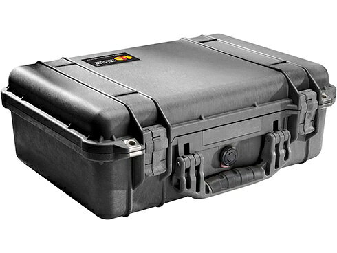 楽天ビック(ビックカメラ×楽天)のPelican｜ペリカン PELICAN ペリカン 1500 ディバイダーフォーム付き 19L 47cm x 35.7cm x 17.6cm 1504 ハードケース 正規品 保証付き プロテクターケース ブラック 015000-0040-110｜アングル2