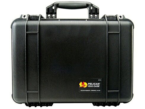 楽天ビック(ビックカメラ×楽天)のPelican｜ペリカン PELICAN ペリカン 1500 ディバイダーフォーム付き 19L 47cm x 35.7cm x 17.6cm 1504 ハードケース 正規品 保証付き プロテクターケース ブラック 015000-0040-110｜アングル3