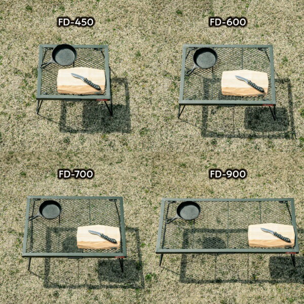 アウトサム｜Outsome TENT FACTORY(テントファクトリー) FDテーブル600 モスグリーン×ブラック SWFD600