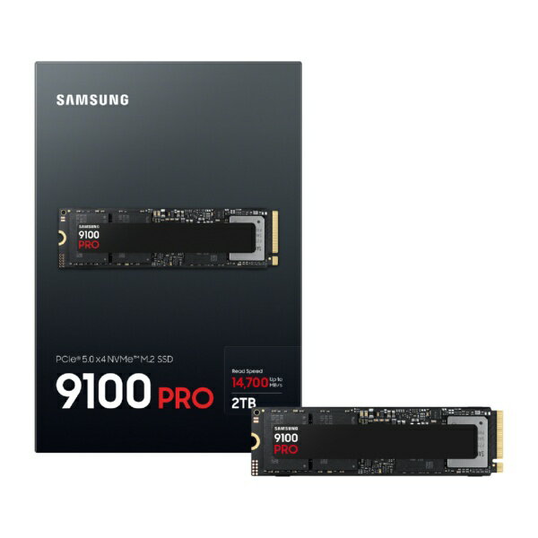 Samsung｜サムスン MZ-VAP2T0B-IT 内蔵SSD PCI-E Gen5接続 SSD 9100 PRO [2TB /M.2]【PCパーツ】お一人様1台限り - Image 2