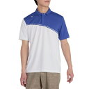 【エントリーで最大全額ポイント還元|7/18迄】 mizuno|ミズノ メンズ アイスタッチソーラーカット半袖共衿ジップアップシャツ【驚着極涼】 ロイヤルブルー...
