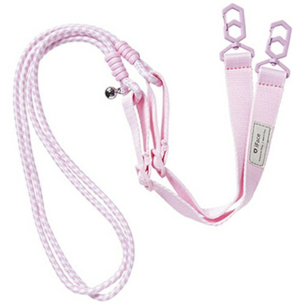 HAMEE｜ハミィ iFace Hang and ショルダーストラップ iFace ミックス/パステルピンク 41-987513