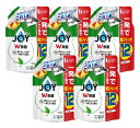 P&G|ピーアンドジー 【ケース販売】除菌ジョイコンパクト 緑茶の香り 詰替超ジャンボサイズ1550ml×5(3)