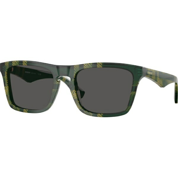 バーバリー｜BURBERRY 【Low Bridge Fit】BE4434F 412587 57mm チェックグリーン/ダークグレー