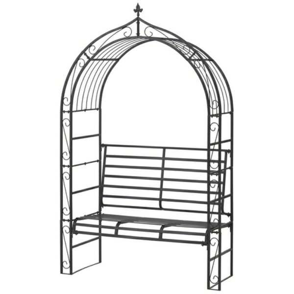 Benches - タカショー｜Takasho タカショー 屋外用品 ラバーズベンチ パーチェ ブラック 【メーカー直送・代金引換不可・時間指定・返品不可】