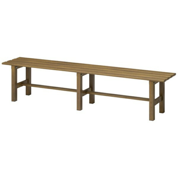 ■あたたかな木肌のニュアンスを忠実に再現した木目調アルミ材「美WOOD」を使用しています。■奥行き36cmで、設置しやすいスリムサイズ。■軽量で、移動も簡単です。■商業・公共施設でご使用いただけるように、より高い性能試験基準（当社基準）をクリアしています。■JIS S 1203：1998準用 座面の耐久性10万回サイクル試験をクリアしています。【用途】・丈夫さと美しさを兼ね備えたアルミ製縁台。【注意】・風の強い場所、高い場所は強風で倒れたり落下すると危険ですので使用しないでください。【仕様・規格】・幅(mm)：1800・奥行(mm)：360・高さ(mm)：400・座面高さ(mm)：400・座面色：ナチュラルウッド・脚部色：ナチュラルウッド・サイズ（cm）：約幅180×奥行36×高さ40・重量（kg）：約6.3・座面高さ（cm）：40【使用条件】・引きずったり、荷重がかかった状態で移動しないでください。地面に傷がついたり、破損や事故の原因となります。