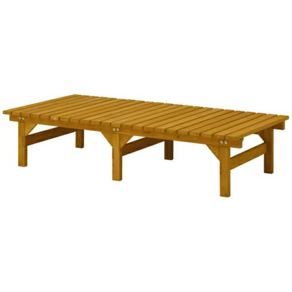 タカショー｜Takasho タカショー デッキ・タイル用品 ウッディーDX縁台 ナチュラル 1800×900 【メーカー直送・代金引換不可・時間指定・返品不可】