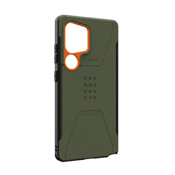 UAG｜URBAN ARMOR GEAR Galaxy S25Ultra用 マグネット対応CIVILIAN オリーブ/オレンジ UAG-GLXS25U-CMS-OL 3