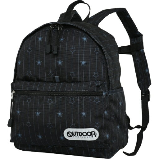 OUTDOOR PRODUCTS|アウトドアプロダクツ カジュアルリュック デイパック キッズ 11L 軽量 290g B5 ブラック ODP-0003-BK OUTDOOR PRODUCTS|アウトドアプロダクツ カジュアルリュック デイパック キッズ 11L 軽量 290g B5 ブラック ODP-0003-BK