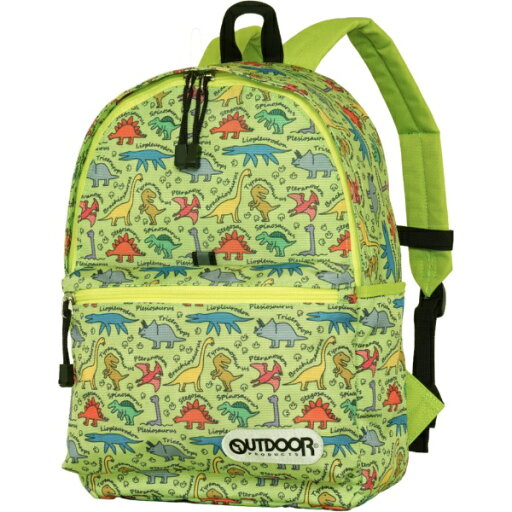 OUTDOOR PRODUCTS|アウトドアプロダクツ カジュアルリュック デイパック キッズ 13L 軽量 320g A4 グリーン ODP-0021-GR OUTDOOR PRODUCTS|アウトドアプロダクツ カジュアルリュック デイパック キッズ 13L 軽量 320g A4 グリーン ODP-0021-GR